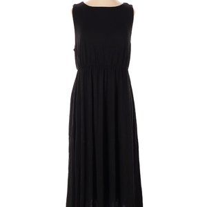 Loft Petite Back Tie Midi Dress - With Ruffles